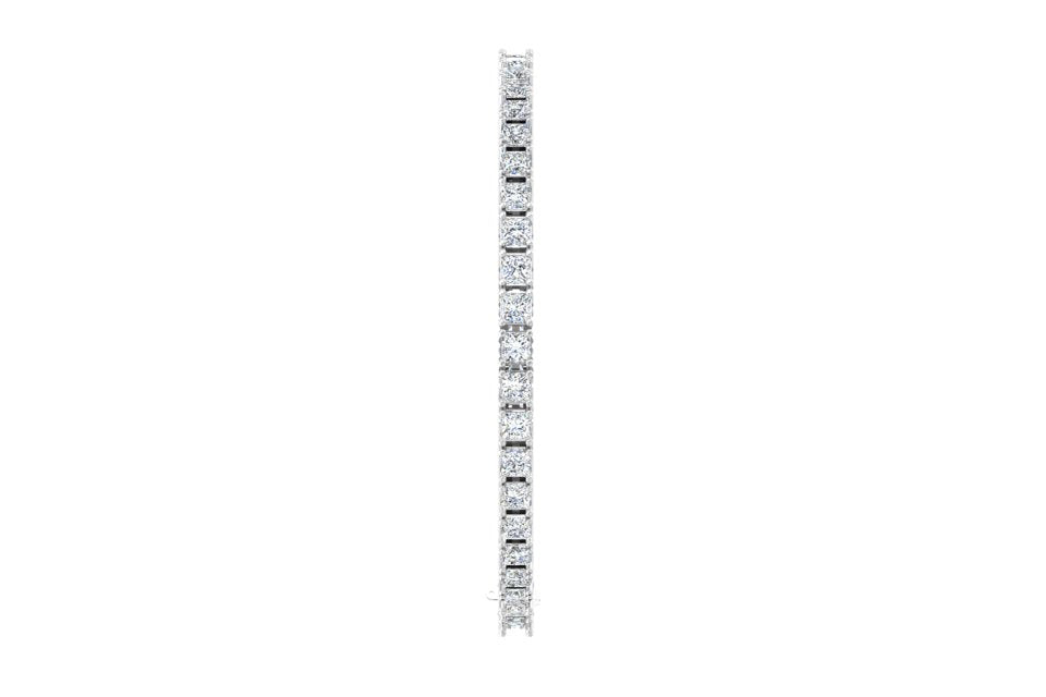 Princess cut diamond bracelet
