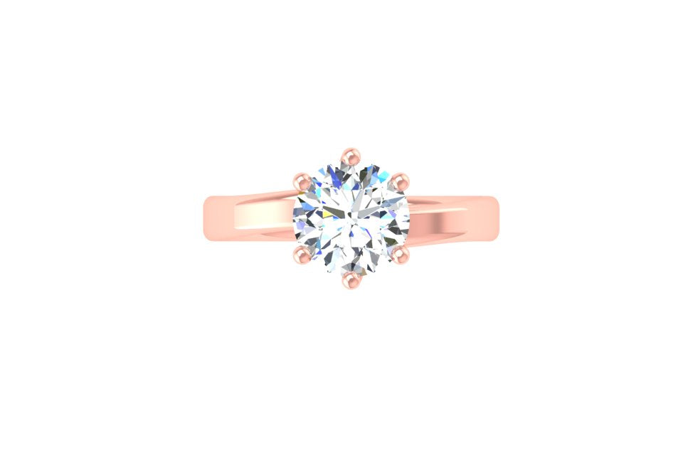 Celeste Solitaire Ring