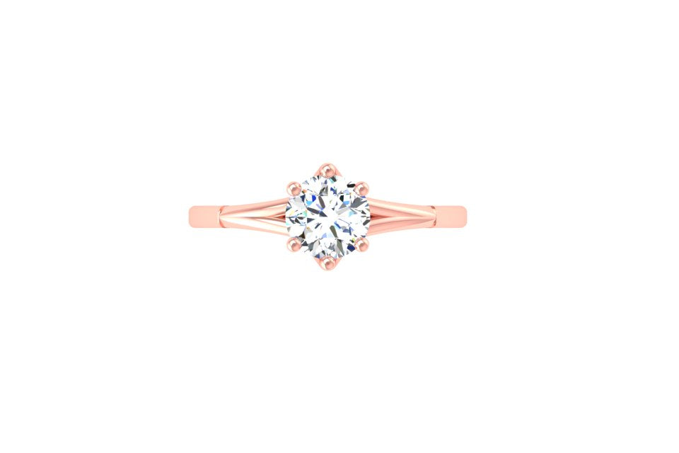 Lyra Petite Solitaire Ring