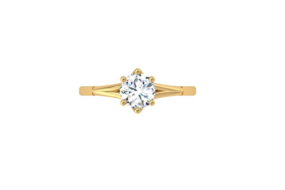 Lyra Petite Solitaire Ring