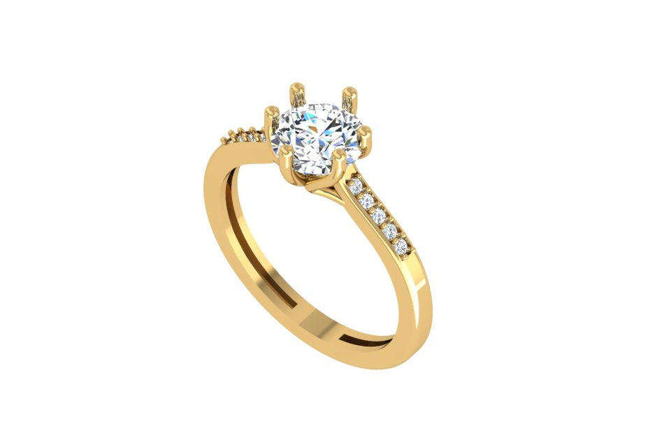 Celeste Radiant Pavé Ring