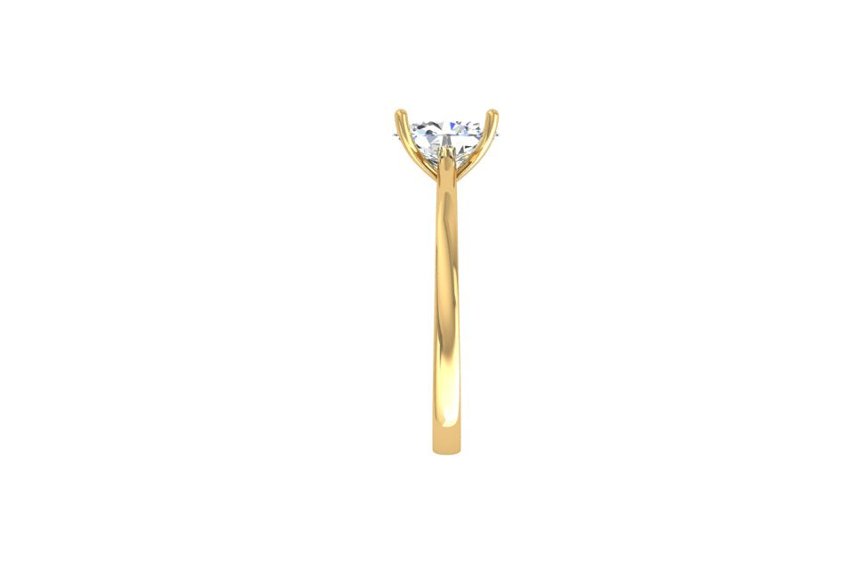 Radiant Oval Solitaire Ring