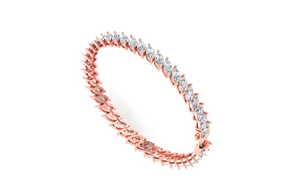 Marquise Tennis Bracelet