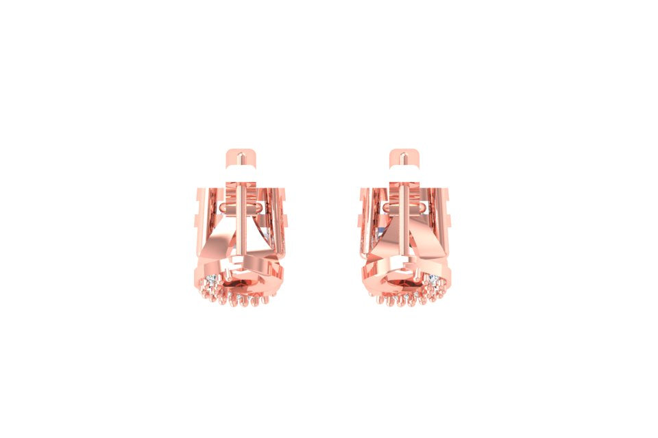 Infinity Diamond Drop earrings