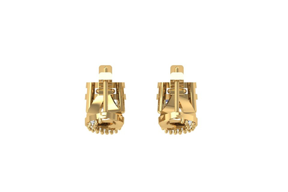 Infinity Diamond Drop earrings