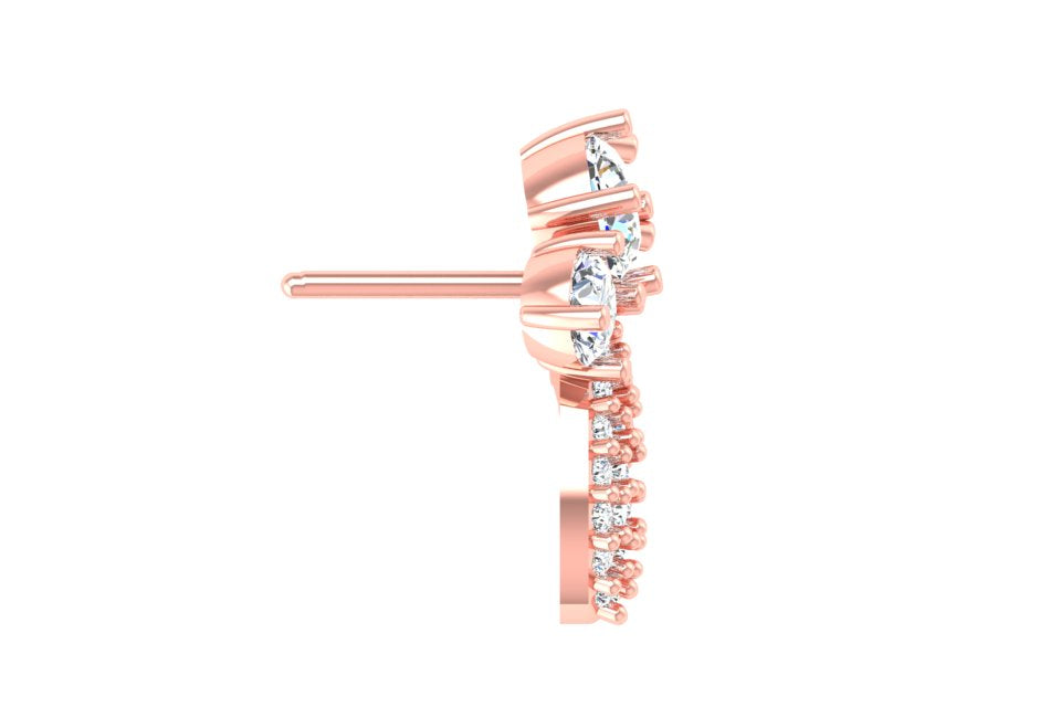 Garden Diamond Cluster Earrings