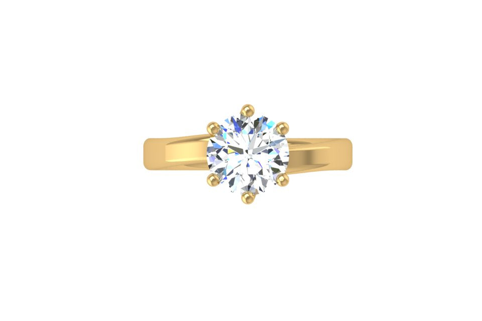 Celeste Solitaire Ring
