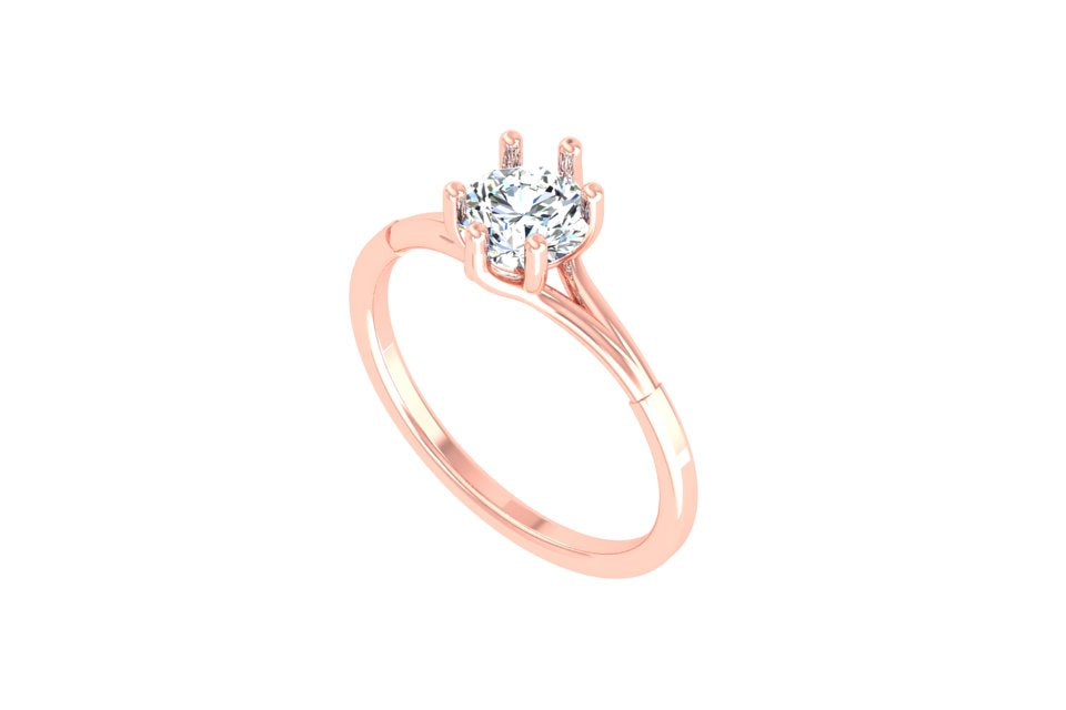 Lyra Petite Solitaire Ring