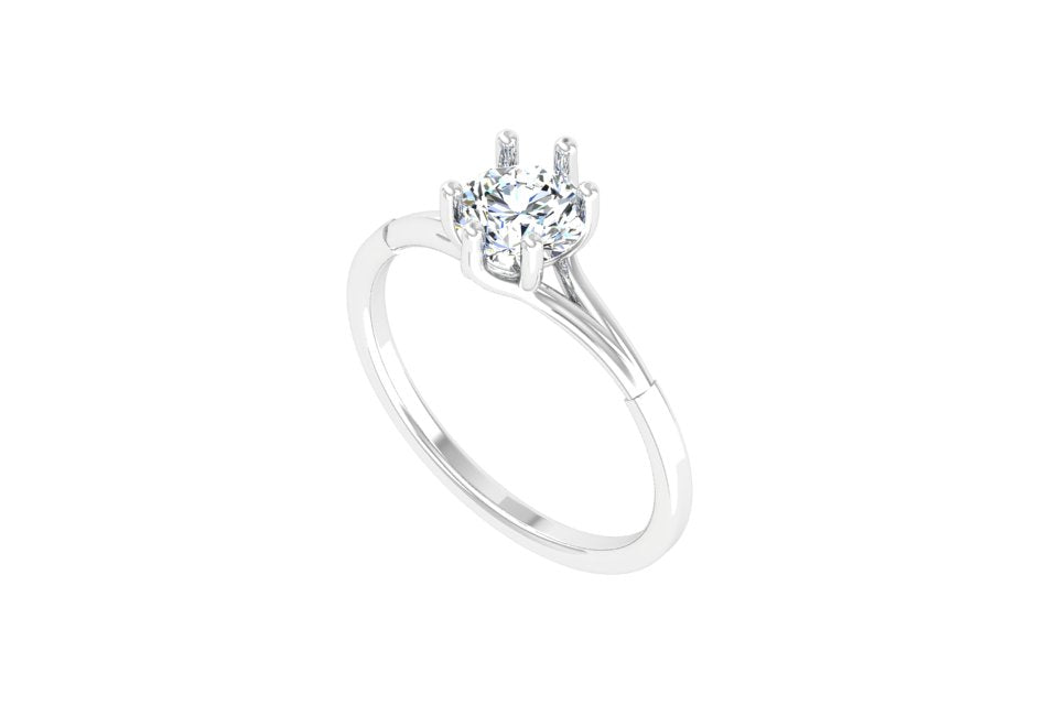 Lyra Petite Solitaire Ring
