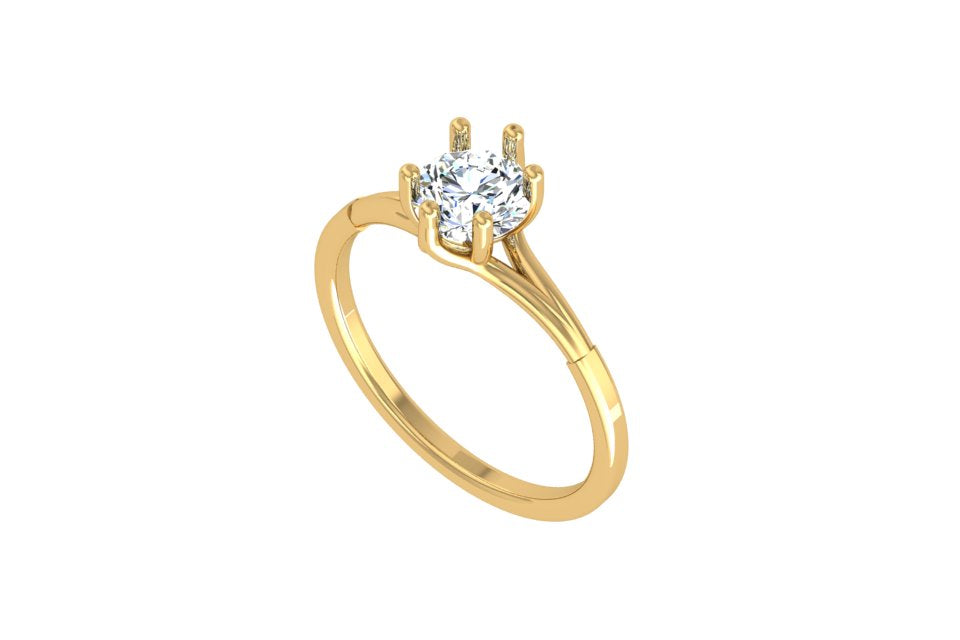 Lyra Petite Solitaire Ring
