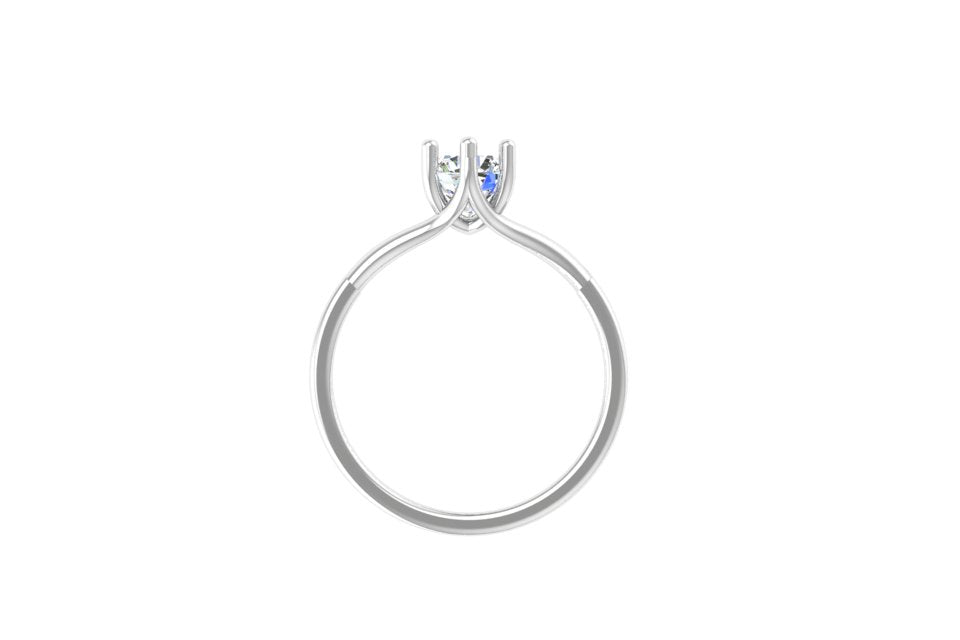 Lyra Petite Solitaire Ring