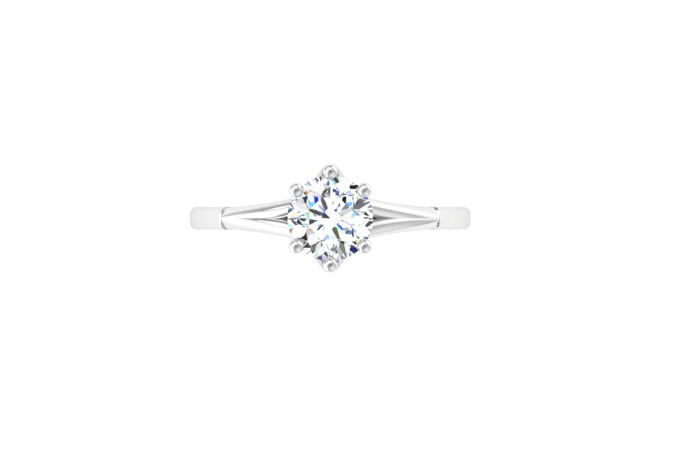 Lyra Petite Solitaire Ring