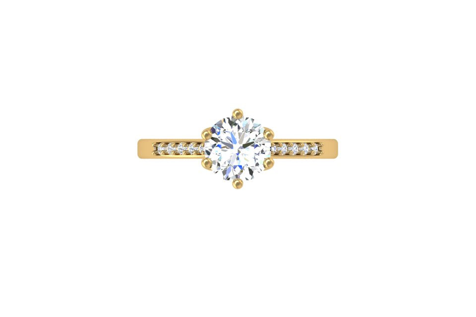 Celeste Radiant Pavé Ring