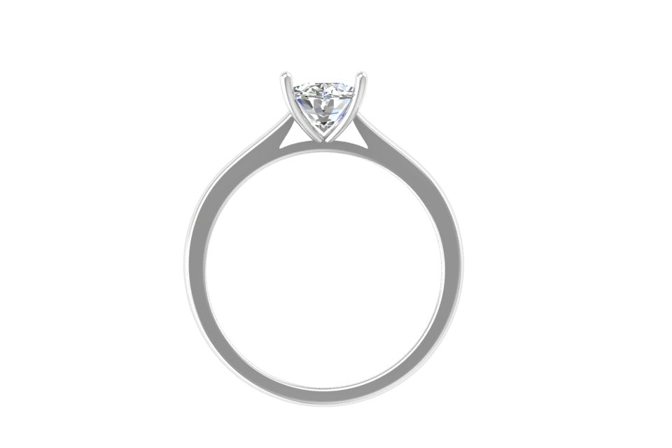 Radiant Oval Solitaire Ring