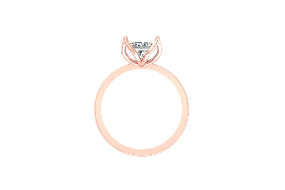 Blossom Princess Solitaire Ring