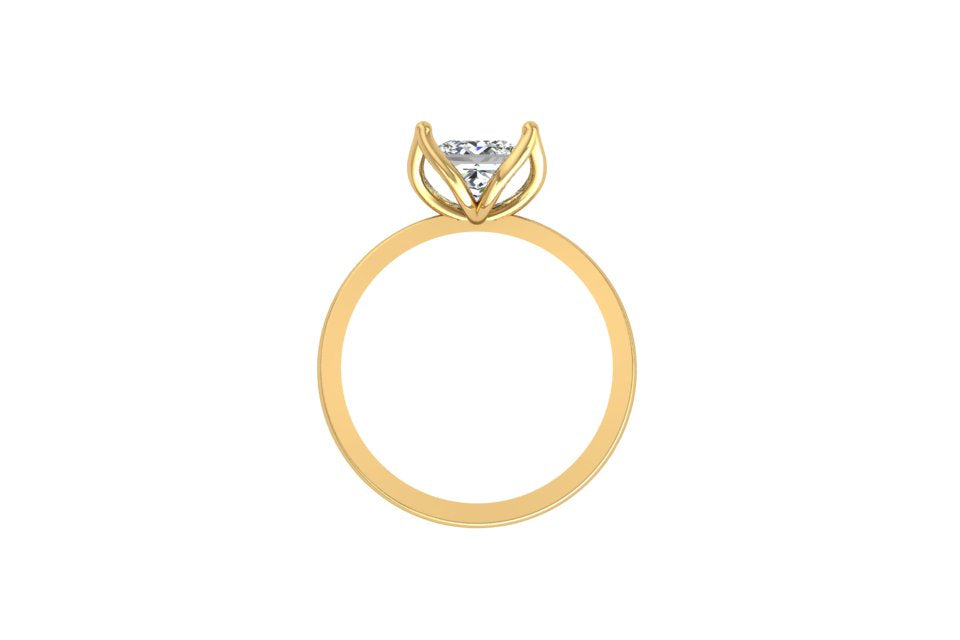 Blossom Princess Solitaire Ring