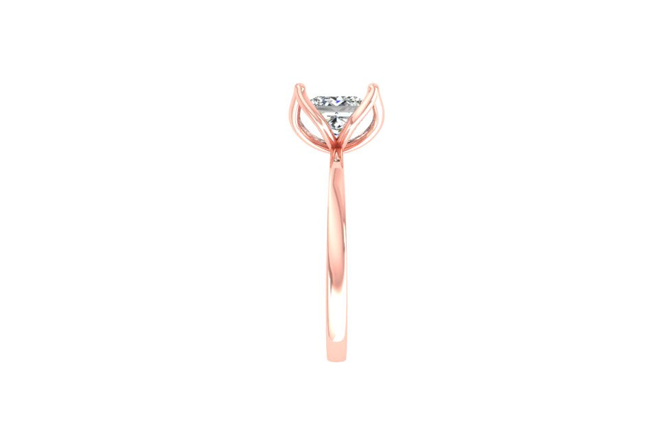 Blossom Princess Solitaire Ring