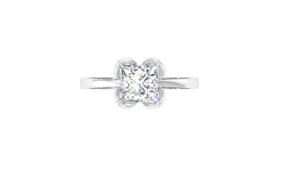 Blossom Princess Solitaire Ring
