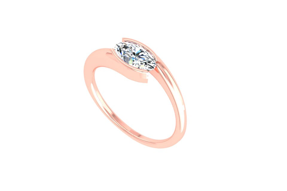 Enchanted Oval Solitaire Ring