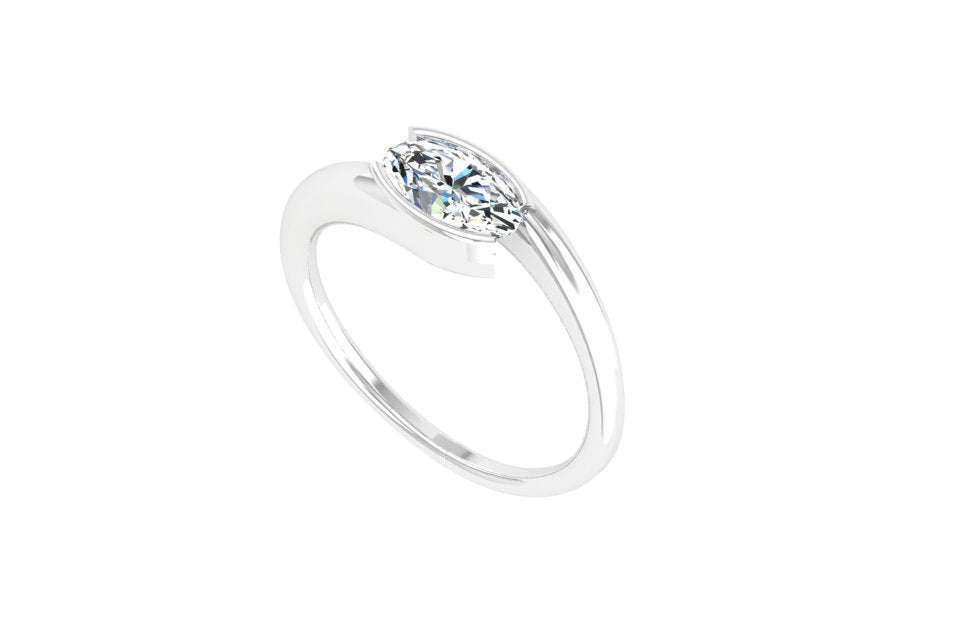 Enchanted Oval Solitaire Ring
