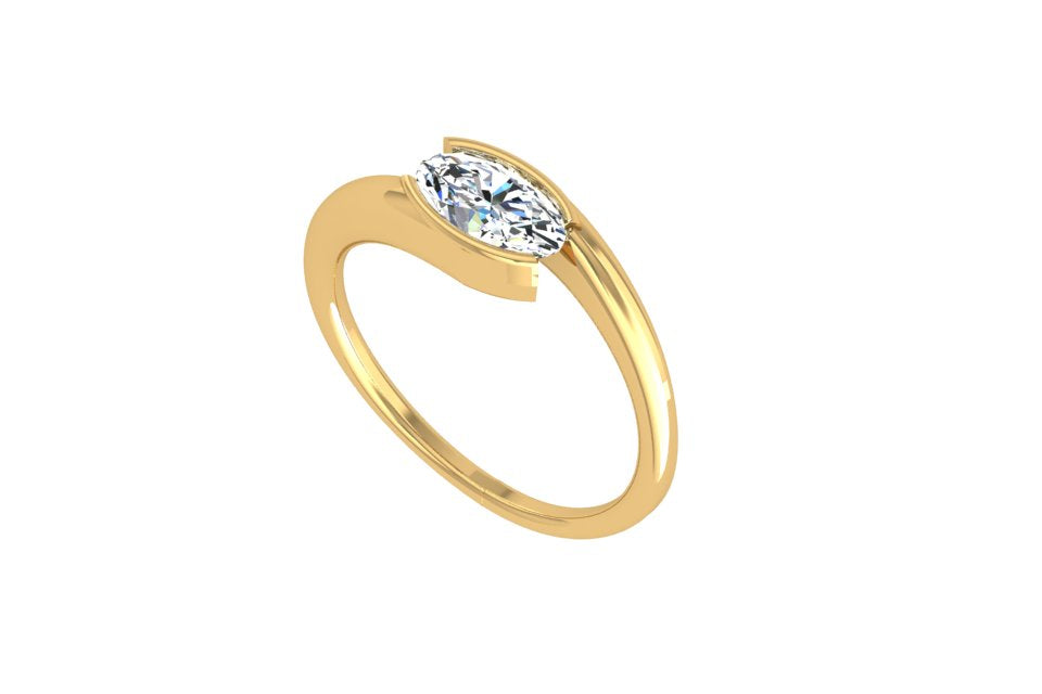 Enchanted Oval Solitaire Ring