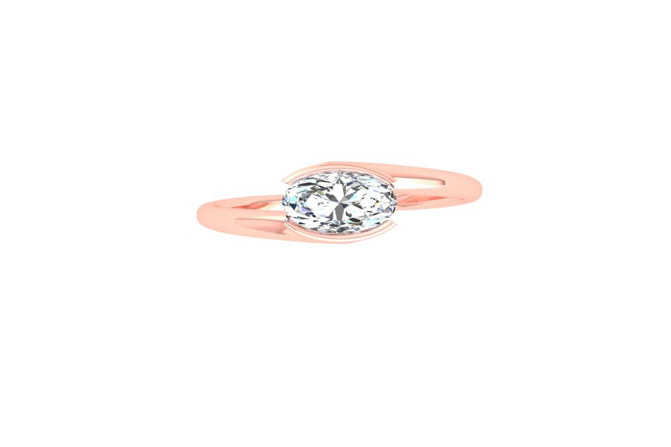 Enchanted Oval Solitaire Ring