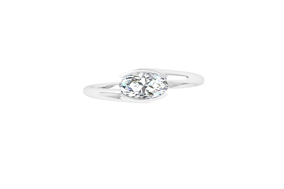 Enchanted Oval Solitaire Ring