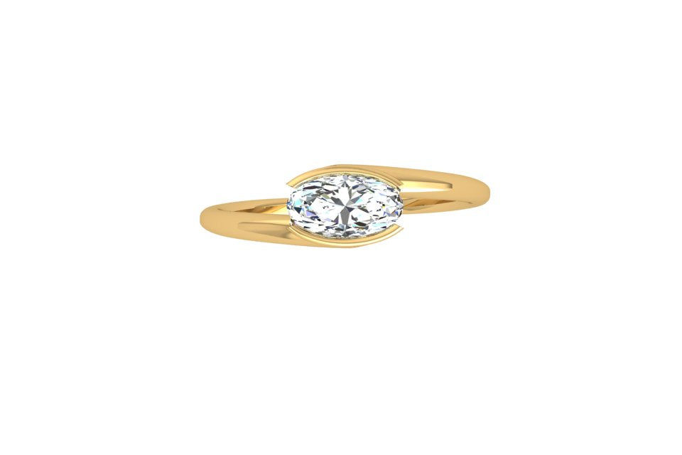 Enchanted Oval Solitaire Ring